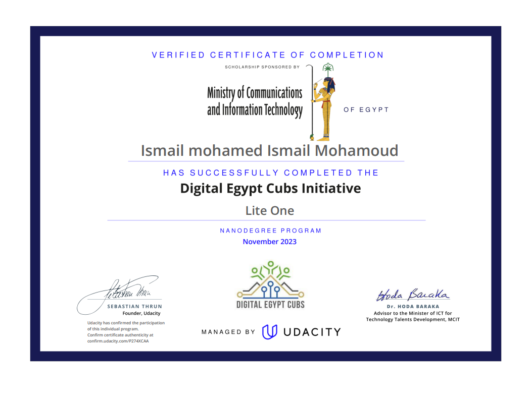 Certificate lite